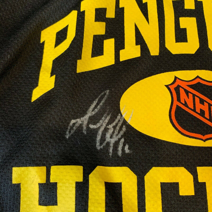 Mario Lemieux Signed Vintage 1980's Pittsburgh Penguins Practice Jersey JSA COA