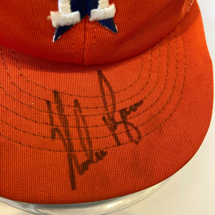 Nolan Ryan Signed Vintage 1970's Houston Astros Baseball Hat Cap With JSA COA