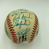 Vintage 1986 New York Mets World Series Champs Team Signed Feeney Baseball JSA