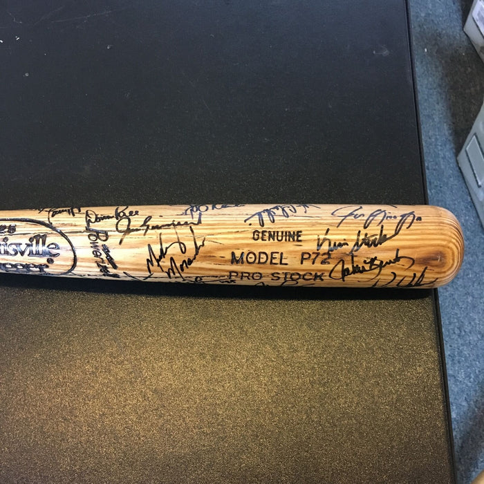 1993 Philadelphia Phillies NL Champs Team Signed Game Used Bat PSA DNA