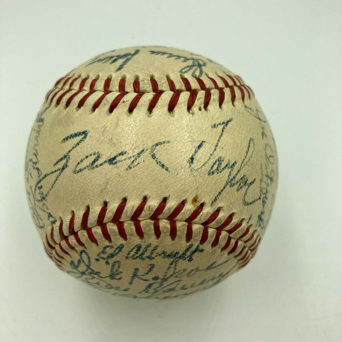 1950 St. Louis Browns Team Signed Official American League Baseball JSA COA