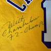 Wilt Chamberlain "1972 Champs" Signed Los Angeles Lakers Game Jersey PSA DNA COA