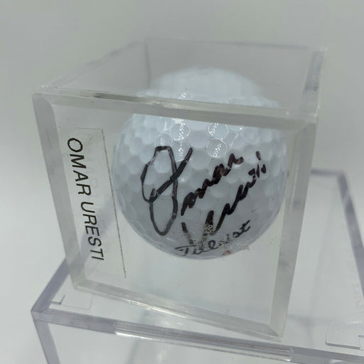 Omar Uresti Signed Autographed Golf Ball PGA With JSA COA