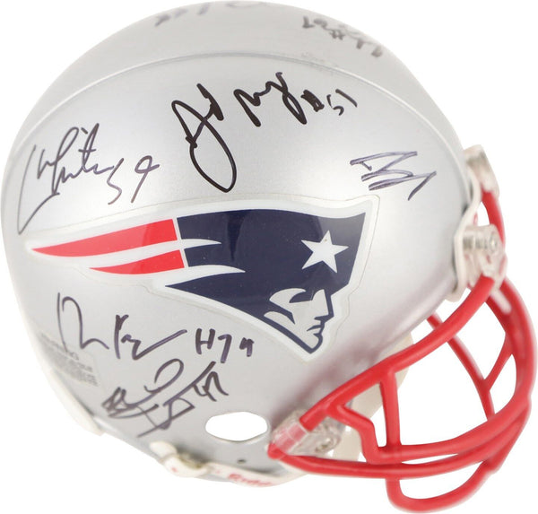 Tom Brady 2014 New England Patriots Super Bowl Champ Team Signed Mini — Showpieces Sports Tom Brady 2014 New England Patriots Super Bowl Champ Team Signed Mini — Showpieces Sports