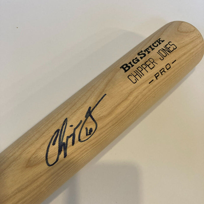 Chipper Jones Signed Game Model Rawlings Baseball Bat PSA DNA