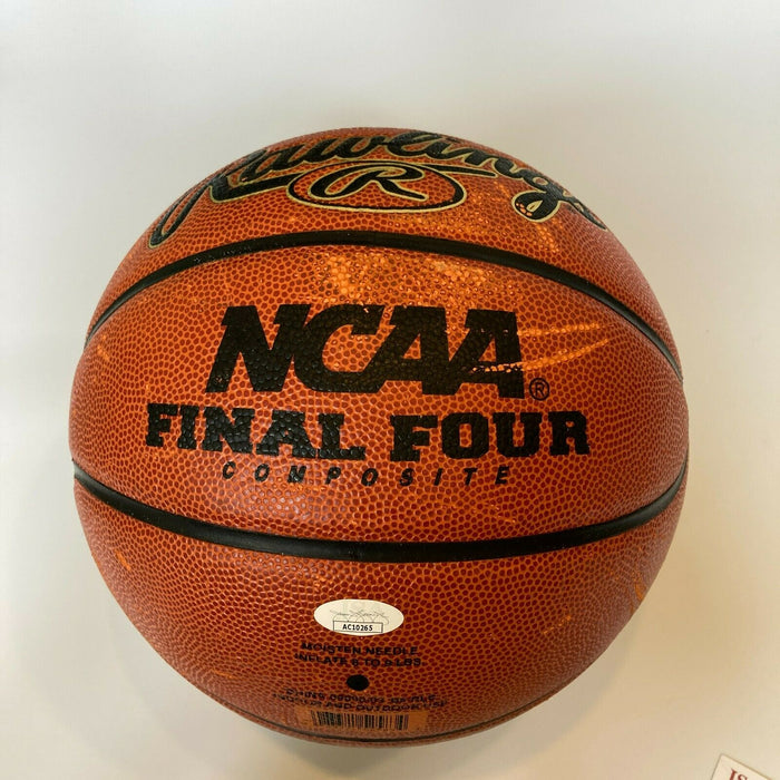 John Wooden UCLA Signed Wilson Official NCAA Basketball With JSA COA