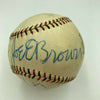 Rare Joe E. Brown Single Signed Autographed 1947 Baseball With JSA COA