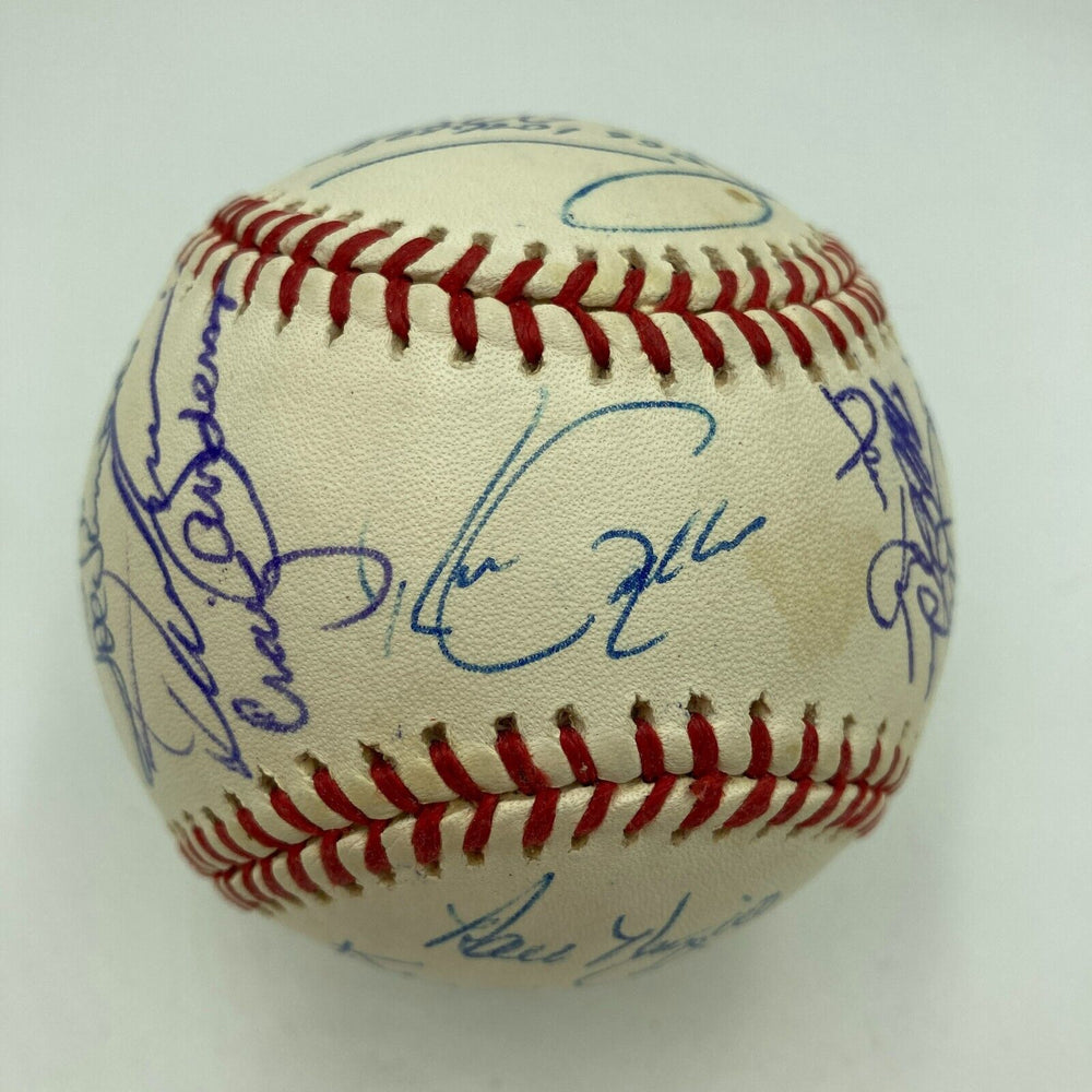 1970's-1980's New York Mets Legends Multi Signed Baseball 25 Sigs Tug Mcgraw