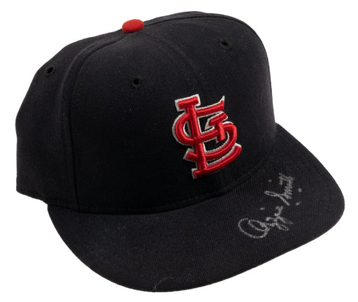 Ozzie Smith Signed St. Louis Cardinals Game Model Hat JSA & Fleer Holograms
