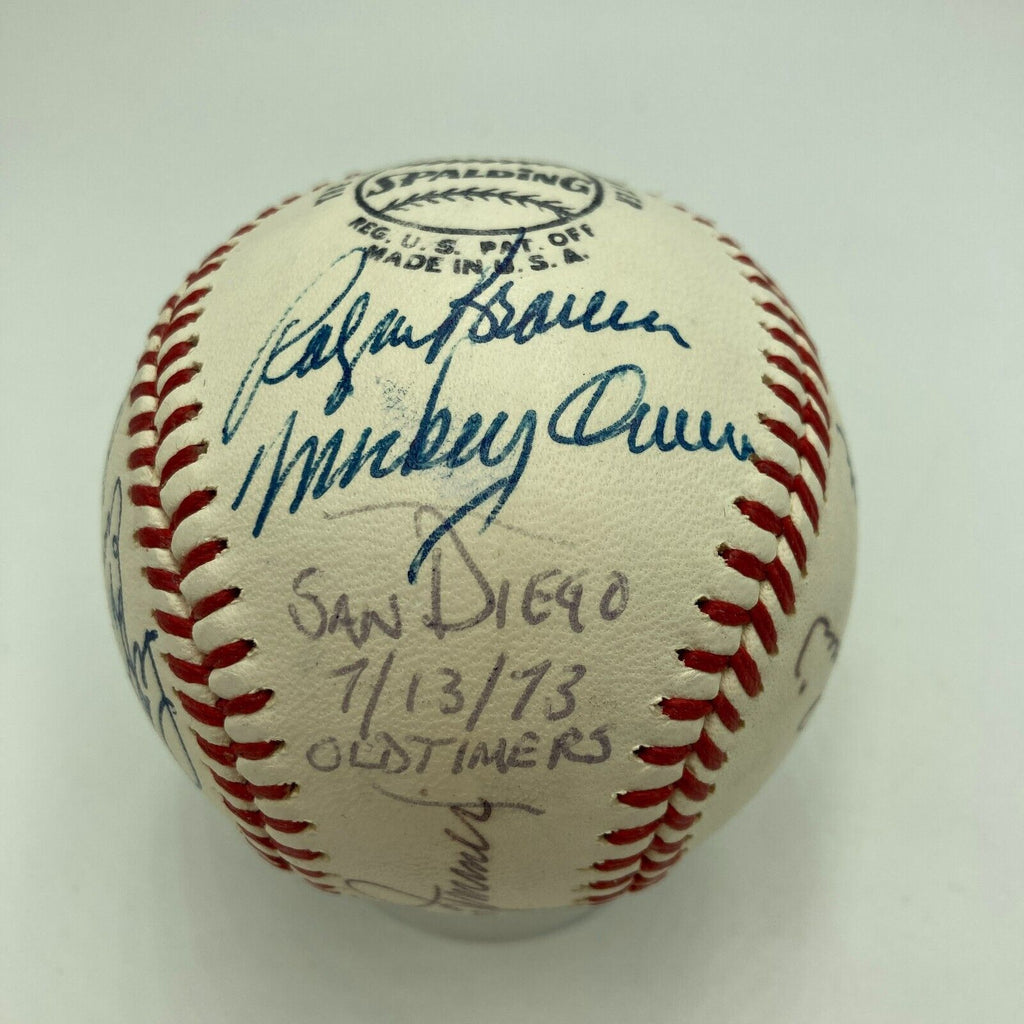 Lefty Grove & Lefty Gomez 1973 Old Timers Days Multi Signed Baseball ...
