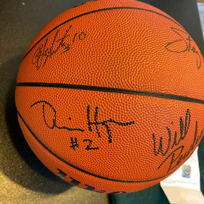 1990-91 Chicago Bulls NBA Champs Team Signed Basketball Michael Jordan UDA & JSA