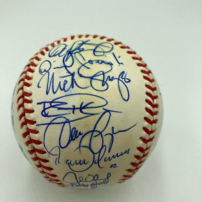 1993 Toronto Blue Jays World Series Champs Team Signed W.S. Baseball JSA COA