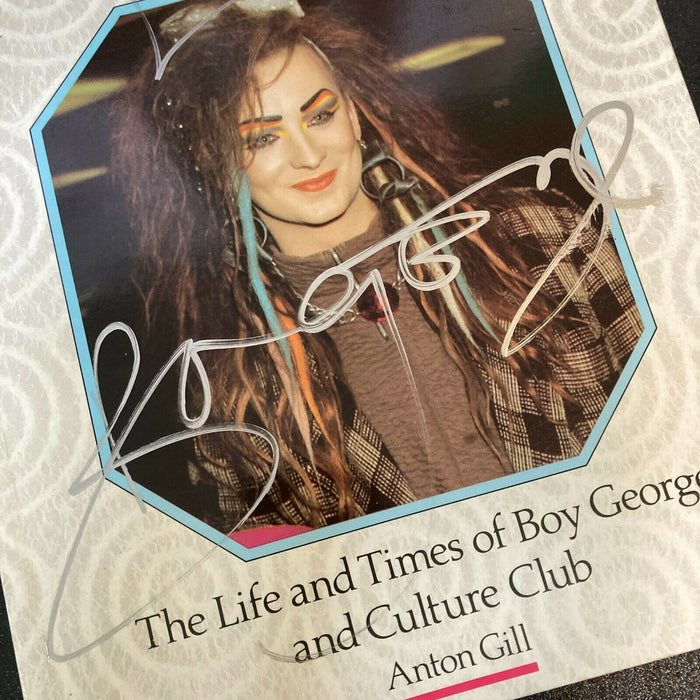 Boy George Signed Autographed Culture Club Book With JSA COA