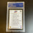 1992 Upper Deck Heroes Wilt Chamberlain Signed Autographed Basketball Card PSA