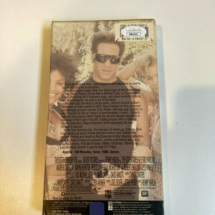 Andrew Dice Clay Signed The Adventure Of Ford Fairlane Book With JSA COA