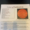 Rare Wilt Chamberlain "Peace" Signed Spalding NBA Official Game Basketball JSA