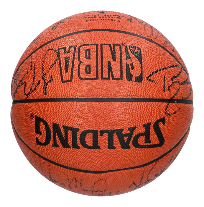 1993-94 Houston Rockets NBA Champs Team Signed Spalding NBA Game Basketball JSA