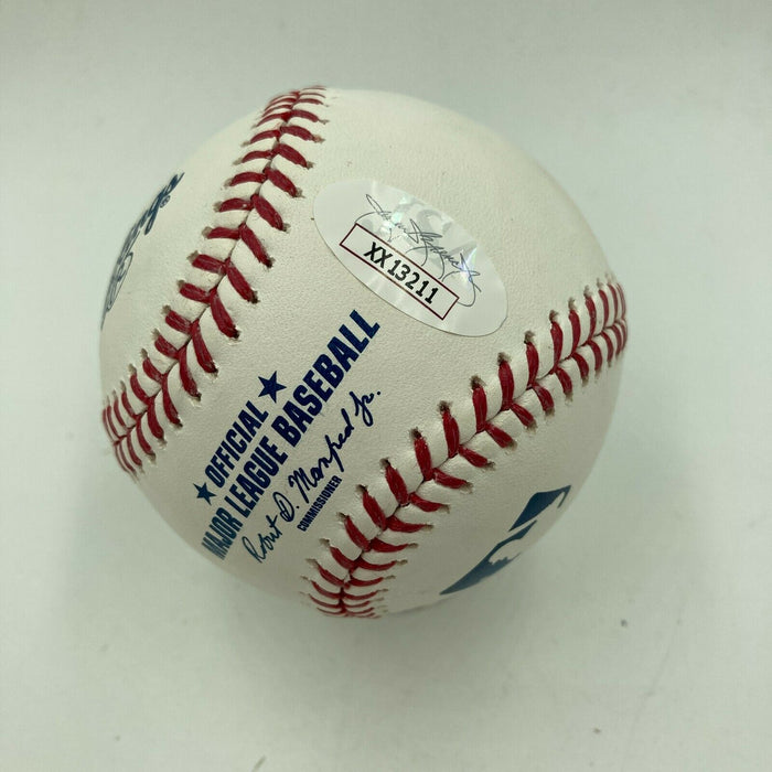 Beautiful Justin Verlander Signed Major League Baseball JSA COA Graded MINT 9