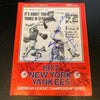1977 New York Yankees World Series Champs Team Signed ALCS Program JSA COA