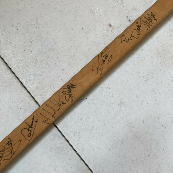 1990-91 Montreal Canadiens Team Signed Hockey Stick 25 Sigs With JSA COA