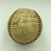 1935 All Star Game Team Signed Baseball Mel Ott Arky Vaughan Paul Waner JSA COA