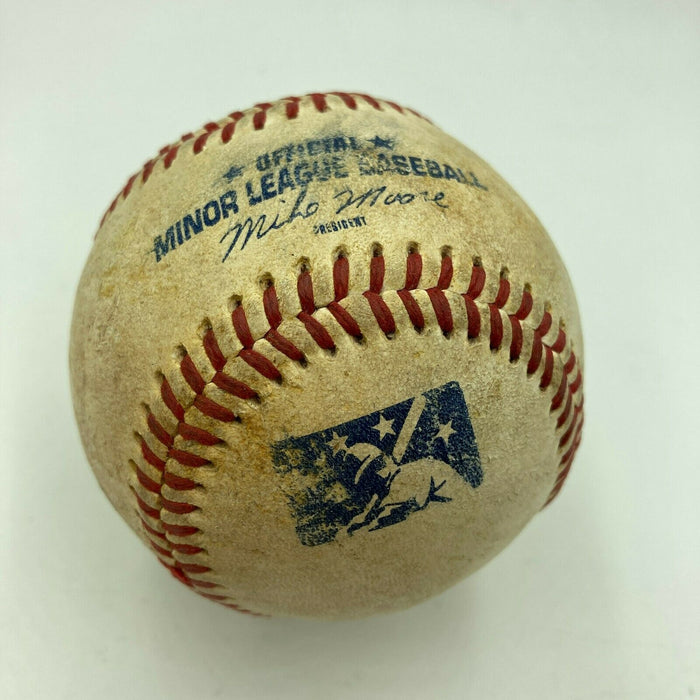 Kenny Rogers Signed Game Used Official Minor League Baseball PSA DNA COA