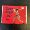 Wade Boggs Signed 1990 Pacific Chocolate Candy Bar With JSA COA RARE