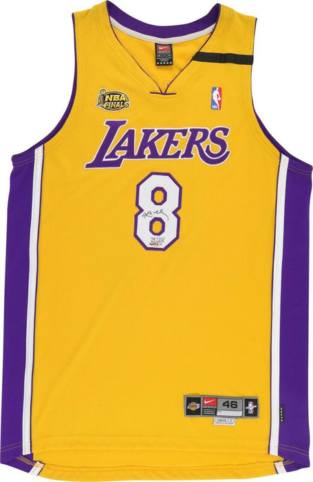 Kobe Bryant Signed Los Angeles Lakers Finals Pro Cut Game Jersey UDA PSA MINT 9