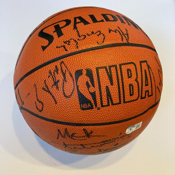 1989 NBA All Star Game Multi Signed Spalding NBA Game Basketball Beckett