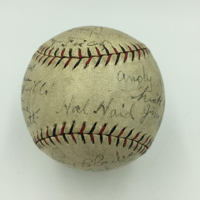 Earliest Known Dizzy Dean Rookie 1930 St Louis Cardinals Signed Baseball PSA