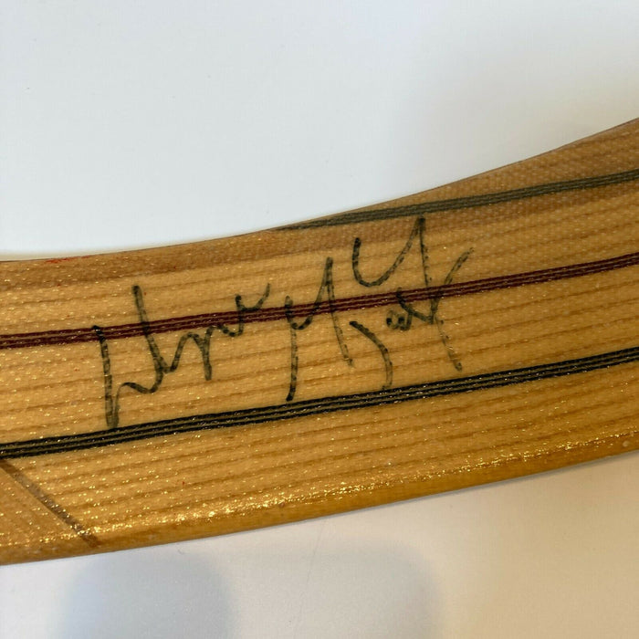 Wayne Gretzky Signed Game Model Hockey Stick Blade With JSA COA