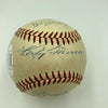 Roger Maris Rookie 1957 Cleveland Indians Team Signed Baseball JSA COA