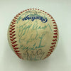 1987 Minnesota Twins World Series Champs Team Signed Baseball Kirby Puckett JSA