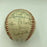 Beautiful 1941 New York Yankees Team Signed American League Baseball Beckett COA