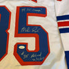 Mike Richter #35 Retired 2-4-2004 Signed New York Rangers Jersey With JSA COA