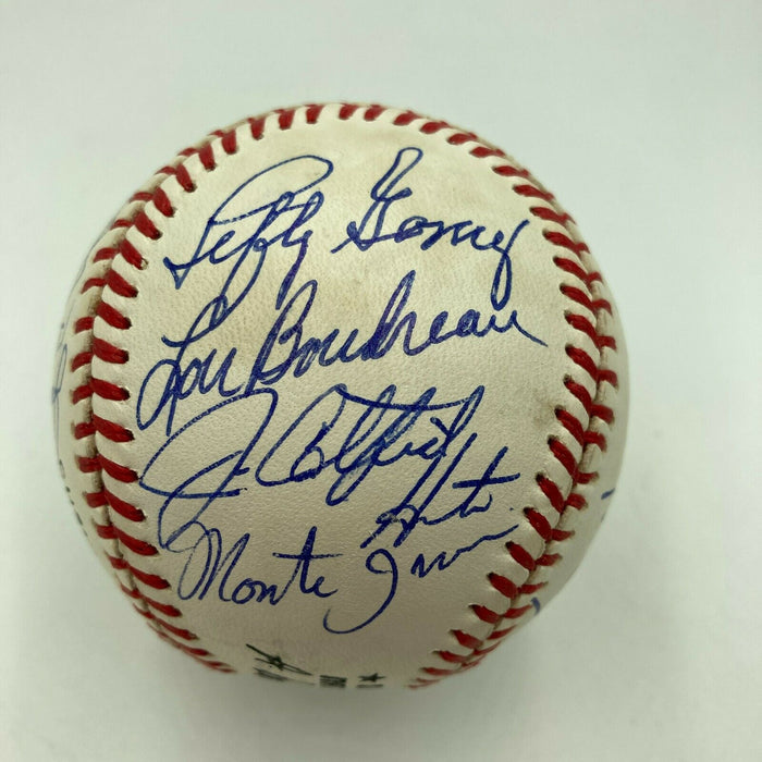 Beautiful Stan Musial Hall Of Fame Multi Signed Baseball 20 Sigs JSA COA