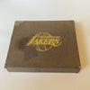 Kobe Bryant & Magic Johnson Signed Los Angeles Lakers Forum Game Used Floor JSA