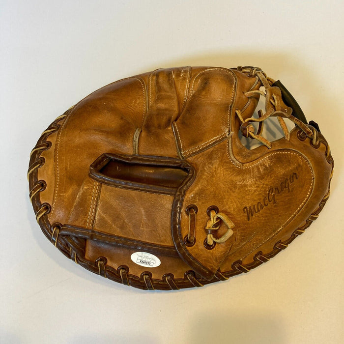 Bill Dickey Signed 1940's Game Model Baseball Glove Catchers Mitt JSA COA