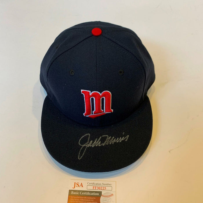 Jack Morris Signed Game Model Minnesota Twins Hat Cap With JSA COA