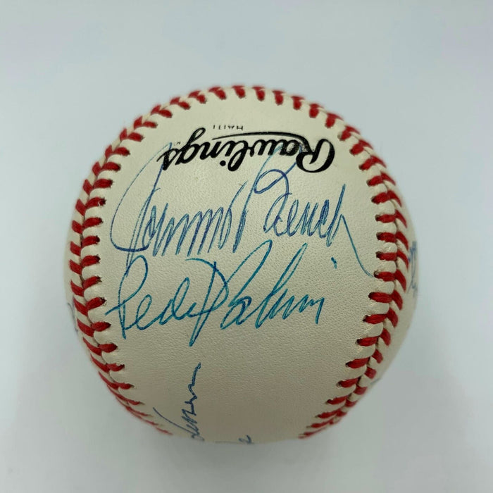 Sold at Auction: Very sharp 1970 Cincinnati Reds team signed baseball.