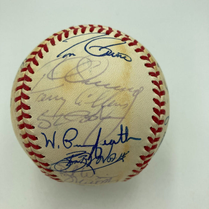 1992 Pittsburgh Pirates Team Signed Baseball With Barry Bonds