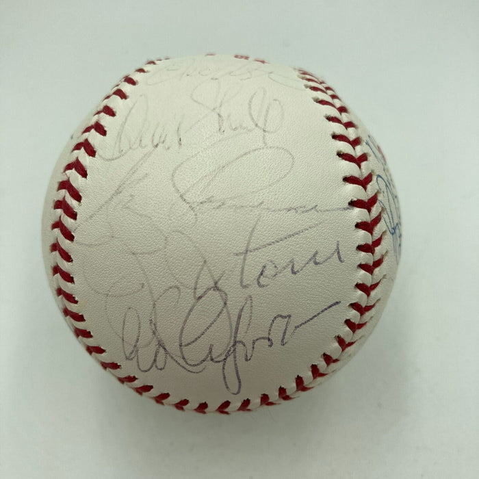 1978 New York Yankees World Series Champs Team Signed W.S. Baseball JSA COA