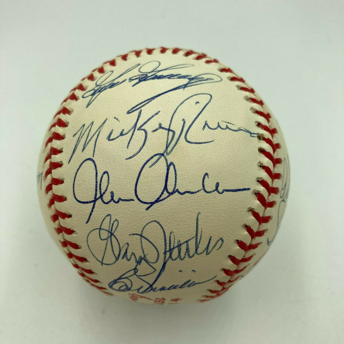1978 New York Yankees World Series Champs Team Signed W.S. Baseball JSA COA