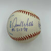 Don Larsen David Wells Dave Cone Yankees Perfect Game Signed Baseball JSA COA