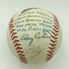 Gary Carter & Mike Piazza Signed 1999 NLCS First Pitch Game Used Baseball PSA