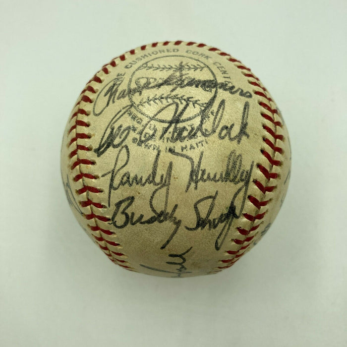 1976 Chicago Cubs Team Signed Official National League Baseball Beckett COA