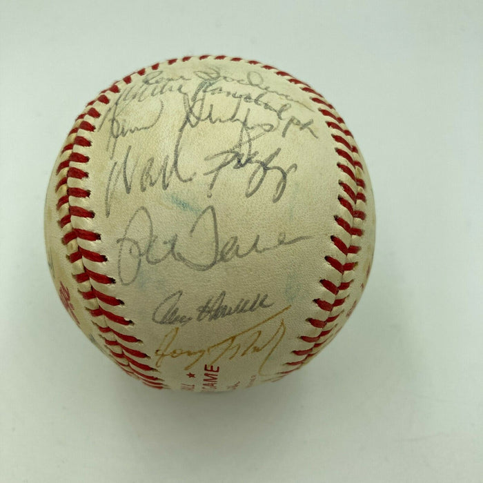 1987 All Star Game Signed Baseball Kirby Puckett Cal Ripken Jr Mark McGwire JSA