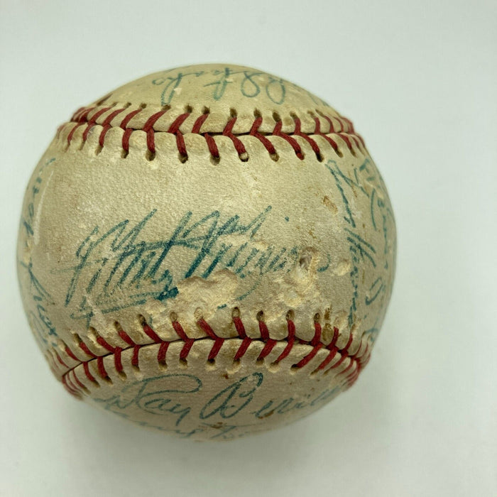 Nellie Fox 1954 Chicago White Sox Team Signed Baseball JSA COA
