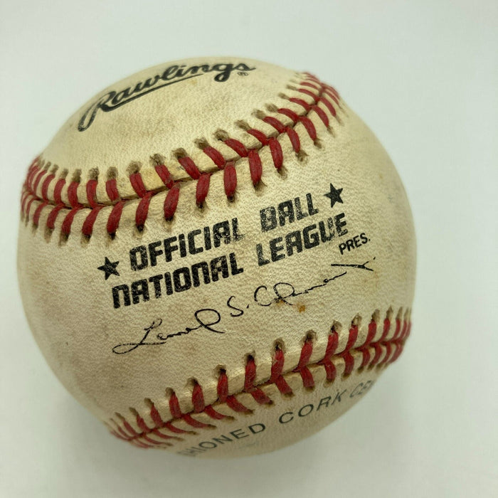 Robin Roberts HOF 1976 Signed Official National League Baseball