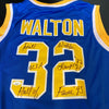Bill Walton 1972 & 1973 UCLA Champs HOF 1993 Signed Adidas Jersey JSA COA